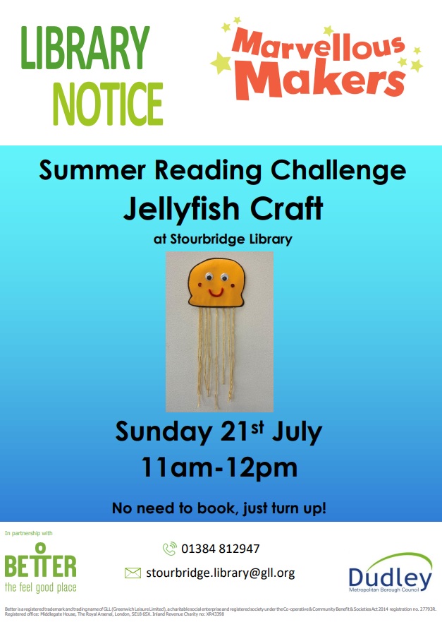 Stourbridge Library - Jellyfish Craft